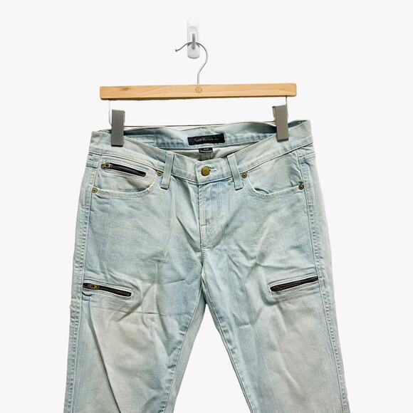 Work Custom Jeans Ankle Zip Skinny Leg in Polar Womens Size 29 NWT - Picture 4 of 14